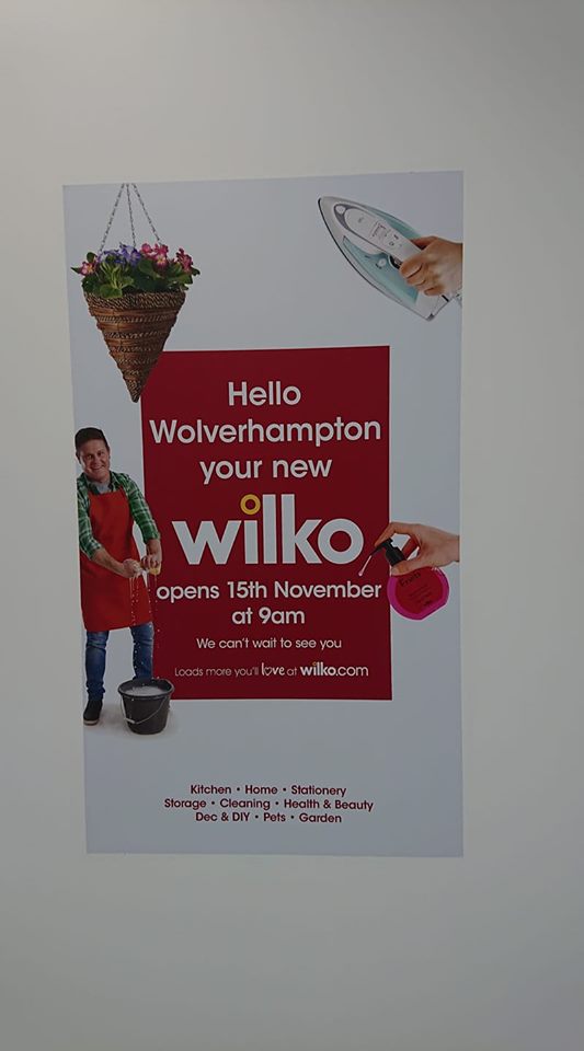 Wilko Mander Centre Wolverhampton www.https://www.westwulf.co.uk